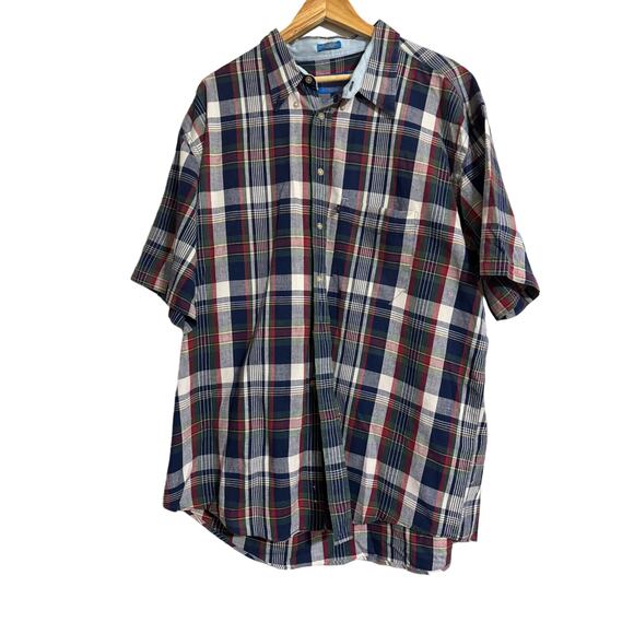Pendelton Plaid Button Down Short Sleeve XL - Picture 1 of 3